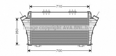 AVA QUALITY COOLING ol4401 -  Интеркулер